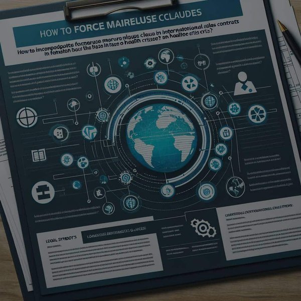 Comment intégrer des clauses de force majeure dans les contrats internationaux de vente face à des crises sanitaires?