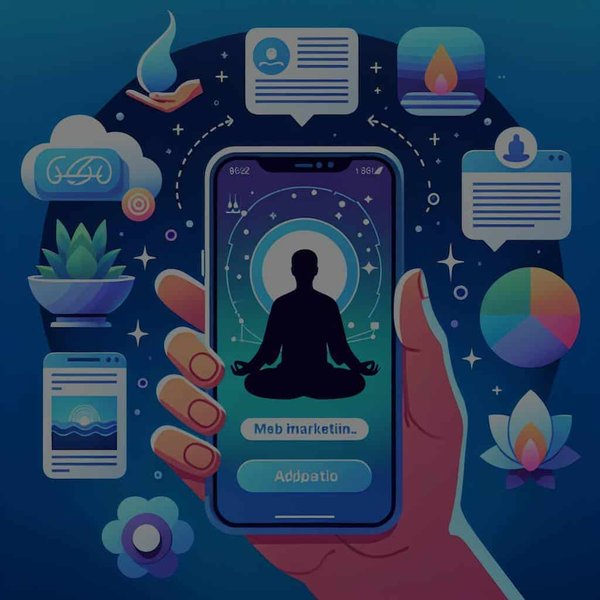 Quelles stratégies de marketing mobile peuvent être utilisées pour promouvoir une application de méditation ?